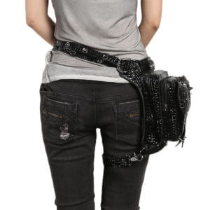 CMX GETFASIONBAGS-Waist-Bags-Patent-Leather-HipThigh-Packs-With-Leg-Holster-6-300x300 Steampunk Waist Bags Leather Hip Thigh Packs With Leg Holster