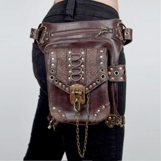 steampunk shoulder holster bag MAIN